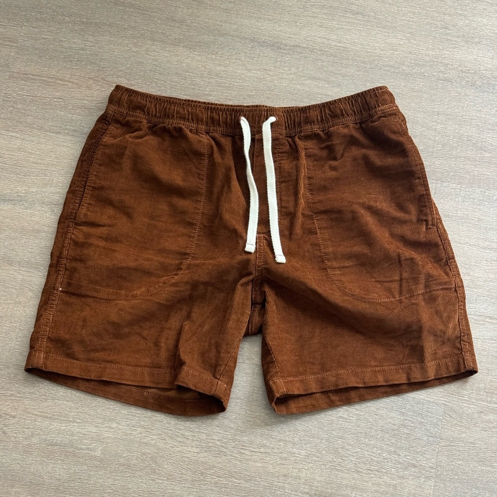 Wallace & Barnes 6" corduroy short brown Medium